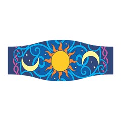 Sun Moon Star Space Vector Clipart Stretchable Headband by Mariart