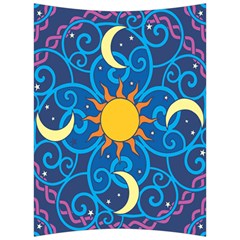 Sun Moon Star Space Vector Clipart Back Support Cushion by Mariart