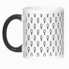 Woman Sign Circle Black Morph Mugs