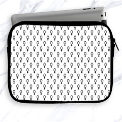 Woman Sign Circle Black Apple Ipad 2/3/4 Zipper Cases by Mariart