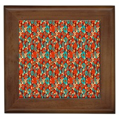 Surface Patterns Bright Flower Floral Sunflower Framed Tiles by Mariart