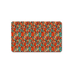 Surface Patterns Bright Flower Floral Sunflower Magnet (name Card)