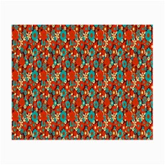 Surface Patterns Bright Flower Floral Sunflower Small Glasses Cloth (2-side) by Mariart