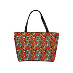 Surface Patterns Bright Flower Floral Sunflower Shoulder Handbags by Mariart