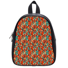 Surface Patterns Bright Flower Floral Sunflower School Bag (small)