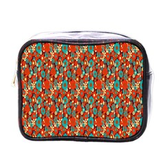 Surface Patterns Bright Flower Floral Sunflower Mini Toiletries Bags by Mariart