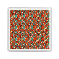 Surface Patterns Bright Flower Floral Sunflower Memory Card Reader (square)  by Mariart