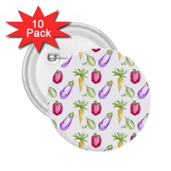 Vegetable Pattern Carrot 2 25  Buttons (10 Pack)  by Mariart