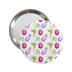 Vegetable Pattern Carrot 2 25  Handbag Mirrors