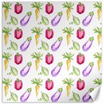 Vegetable Pattern Carrot Canvas 20  x 20   19 x19.27  Canvas - 1