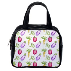 Vegetable Pattern Carrot Classic Handbags (one Side)