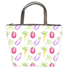 Vegetable Pattern Carrot Bucket Bags