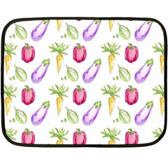 Vegetable Pattern Carrot Fleece Blanket (mini)