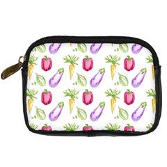 Vegetable Pattern Carrot Digital Camera Cases by Mariart