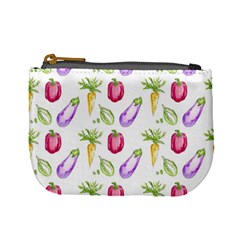 Vegetable Pattern Carrot Mini Coin Purses by Mariart