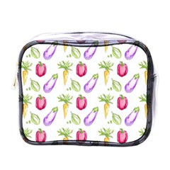 Vegetable Pattern Carrot Mini Toiletries Bags by Mariart