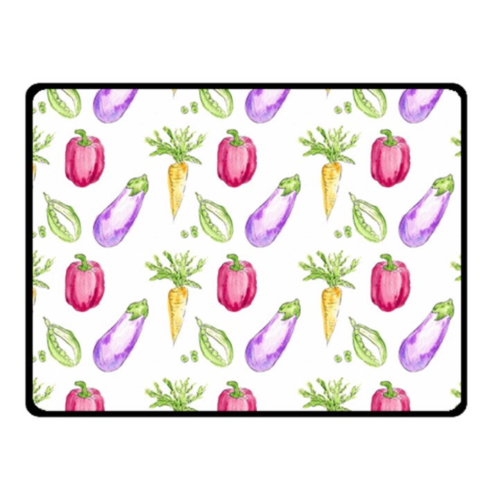 Vegetable Pattern Carrot Fleece Blanket (Small)