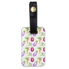 Vegetable Pattern Carrot Luggage Tags (one Side)  by Mariart