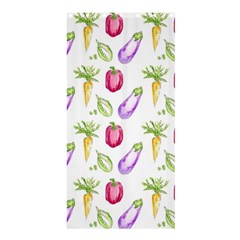 Vegetable Pattern Carrot Shower Curtain 36  X 72  (stall)  by Mariart