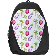 Vegetable Pattern Carrot Backpack Bag by Mariart