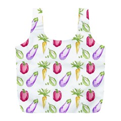 Vegetable Pattern Carrot Full Print Recycle Bags (l)  by Mariart