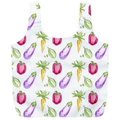 Vegetable Pattern Carrot Full Print Recycle Bags (l)  by Mariart