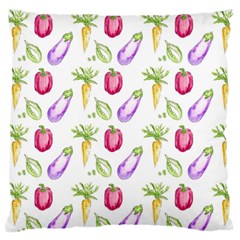 Vegetable Pattern Carrot Standard Flano Cushion Case (one Side)