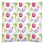 Vegetable Pattern Carrot Standard Flano Cushion Case (Two Sides) Front