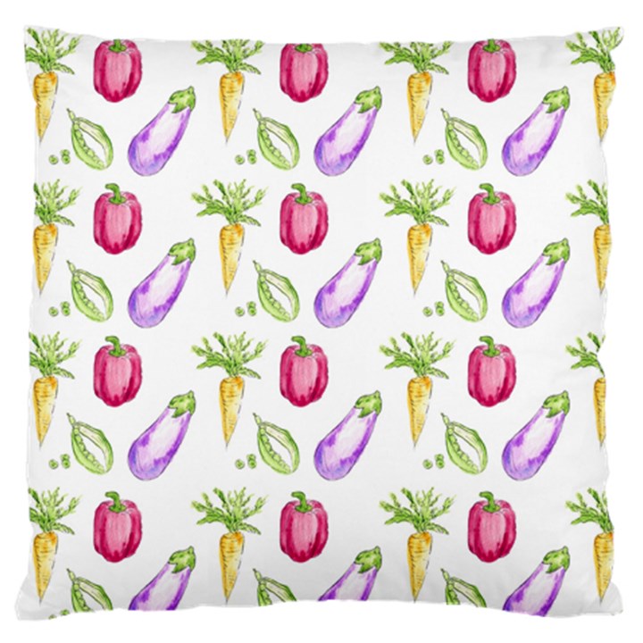 Vegetable Pattern Carrot Standard Flano Cushion Case (Two Sides)