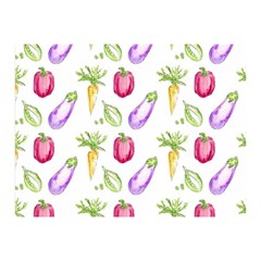 Vegetable Pattern Carrot Double Sided Flano Blanket (mini)  by Mariart