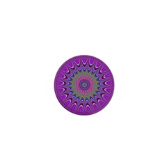 Art Mandala Design Ornament Flower 1  Mini Magnets