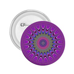 Art Mandala Design Ornament Flower 2.25  Buttons