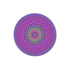 Art Mandala Design Ornament Flower Magnet 3  (Round)