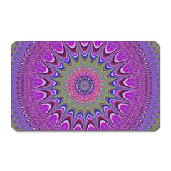 Art Mandala Design Ornament Flower Magnet (Rectangular)