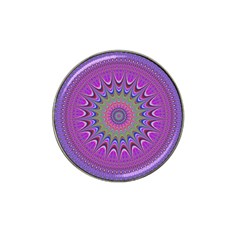 Art Mandala Design Ornament Flower Hat Clip Ball Marker