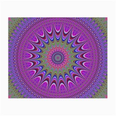 Art Mandala Design Ornament Flower Small Glasses Cloth