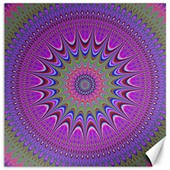 Art Mandala Design Ornament Flower Canvas 12  x 12  