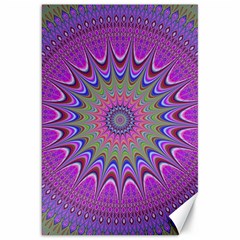 Art Mandala Design Ornament Flower Canvas 20  X 30   by BangZart