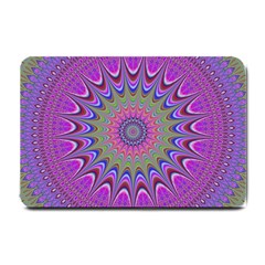 Art Mandala Design Ornament Flower Small Doormat  by BangZart