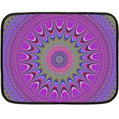 Art Mandala Design Ornament Flower Fleece Blanket (Mini)