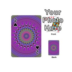 Art Mandala Design Ornament Flower Playing Cards 54 (Mini) 