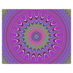 Art Mandala Design Ornament Flower Double Sided Flano Blanket (Medium) 