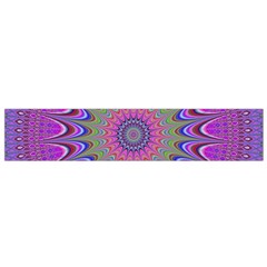 Art Mandala Design Ornament Flower Flano Scarf (Small)