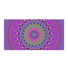 Art Mandala Design Ornament Flower Satin Wrap