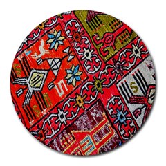 Carpet Orient Pattern Round Mousepads by BangZart