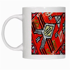 Carpet Orient Pattern White Mugs by BangZart