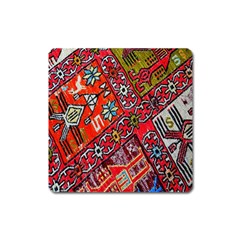 Carpet Orient Pattern Square Magnet by BangZart