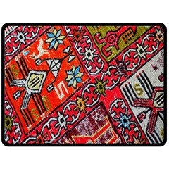 Carpet Orient Pattern Fleece Blanket (large)  by BangZart