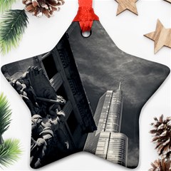 Chicago Skyline Tall Buildings Ornament (star) by BangZart