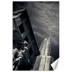 Chicago Skyline Tall Buildings Canvas 24  X 36  by BangZart